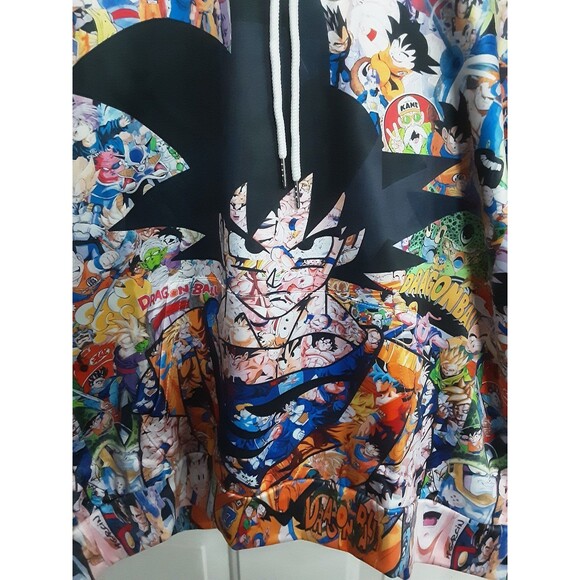 Dragon Ball Z Anime Manga Characters Full Print Hoodie - Picture 6 of 6